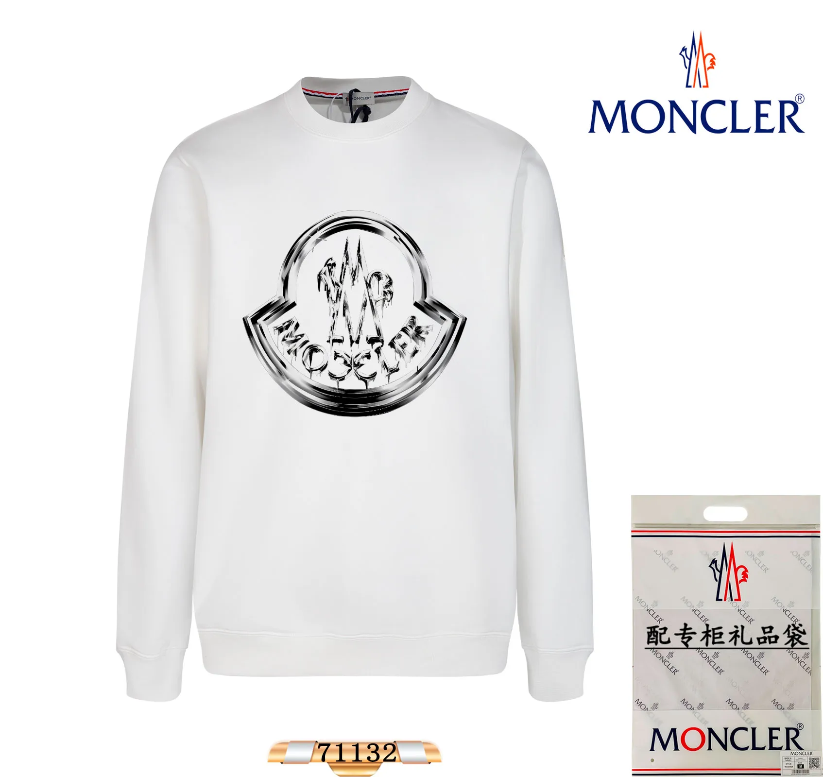 Hot Sale 🔥 💫—Moncler 😎 ！ 440 ， 🙌🏻 Breathable， Versatile ！✔ ❗ ❗ ：Black White Sizes：S～2XL